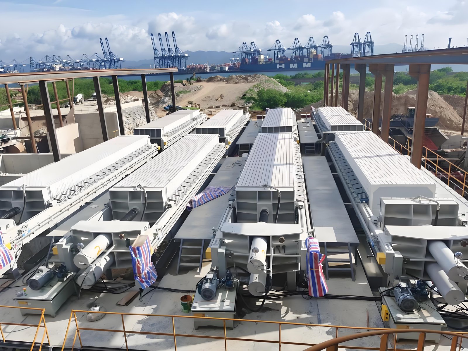 Filter Press in Operation