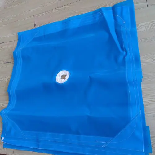 Filter press cloth for industrial solid-liquid separation