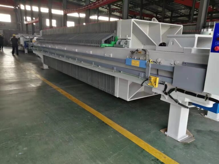 Filter press pertambangan besar untuk dewatering tailing dan pengolahan mineral di pabrik industri