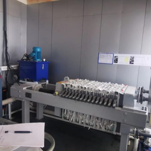 Stone filter press for marble and granite wastewater treatment in factory