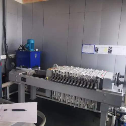 Stone filter press for marble and granite wastewater treatment in factory