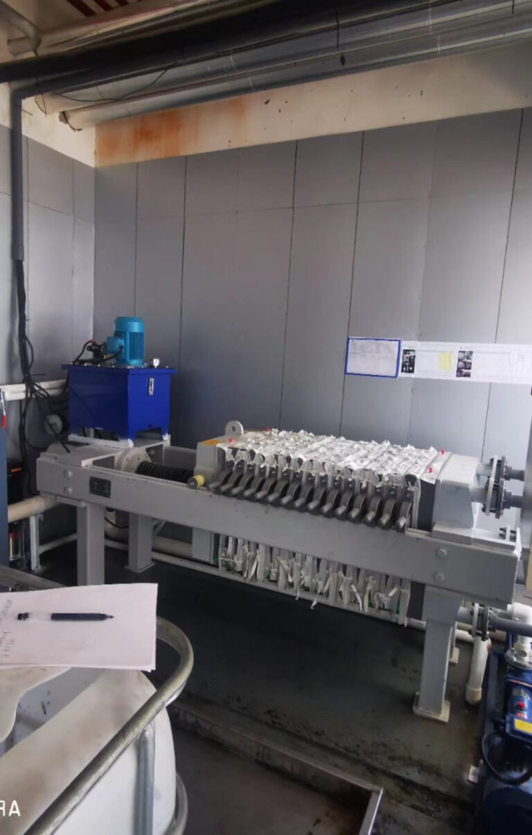Filter press batu untuk pengolahan air limbah marmer dan granit di pabrik