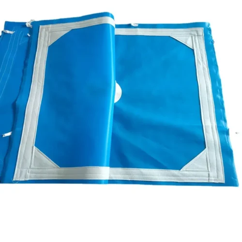 Mining filter press cloths for solid-liquid separation