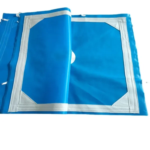 Mining filter press cloths for solid-liquid separation